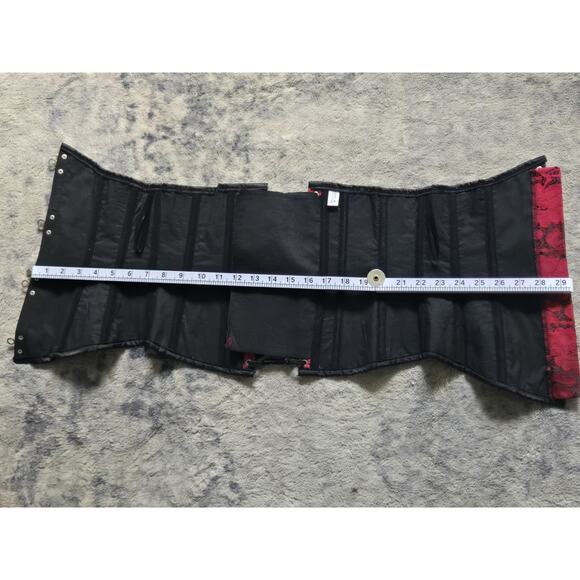 Women Corset Top Victorian Bustier Lace up Tummy Control Gothic Underbust US M - Picture 11 of 12